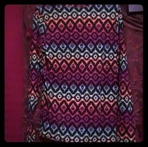 Colorful skull blouse